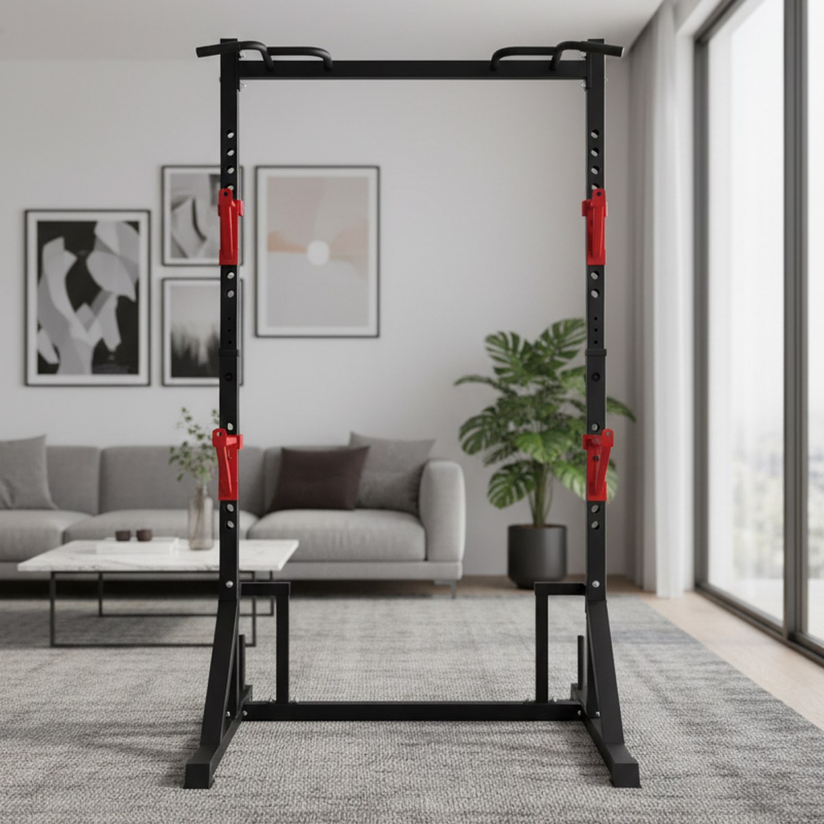 Pull Up Bar - Regulowany stojak do ćwiczeń z drążkiem