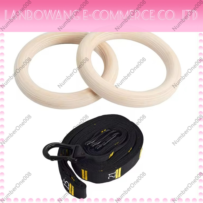 Gymnastic Ring - Obręcze gimnastyczne z litego drewna brzozowego,