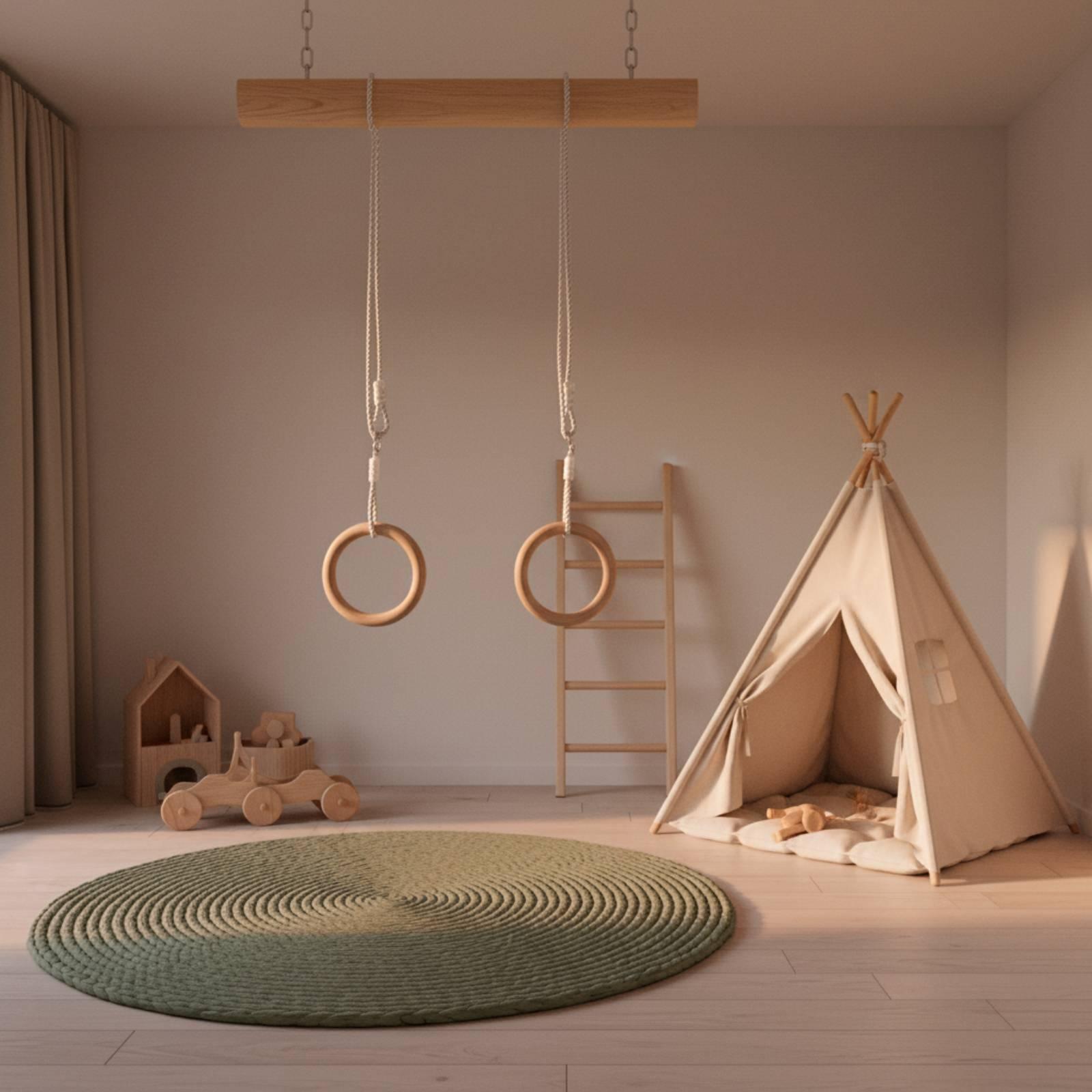 Regulowane dziecięce huśtawki  – Gymnastic Ring recenzja i cena